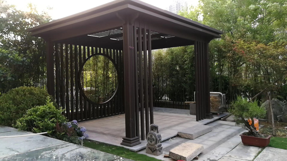 公园钢结构凉亭