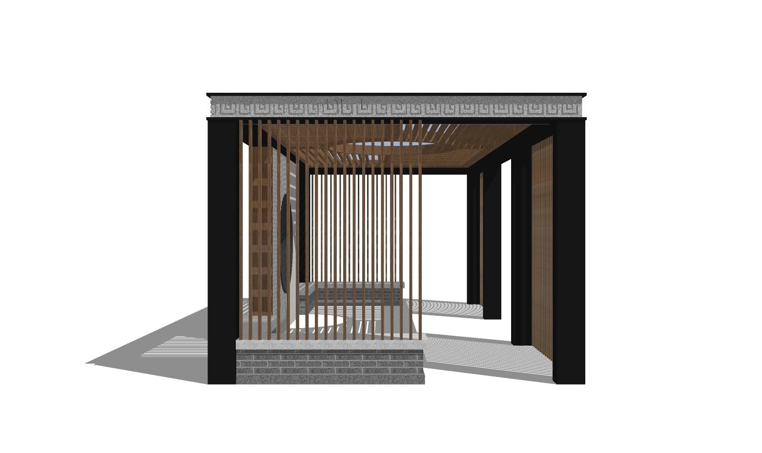 景观凉亭效果图